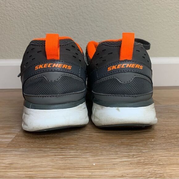 Skechers Men’s Flex Sole Gray Orange Shoes main image 10